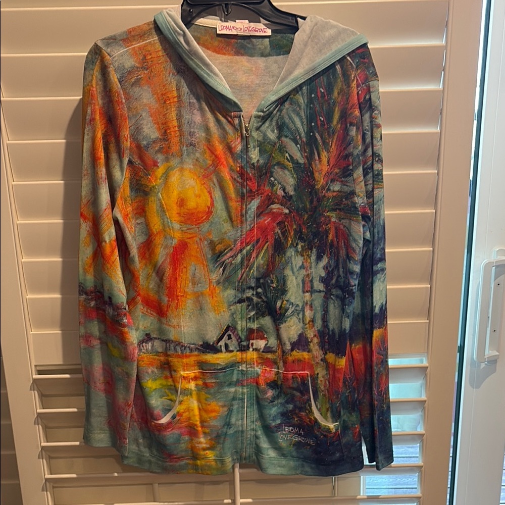 Lightweight Cotton Beach Hoodie by Leoma Lovegrove